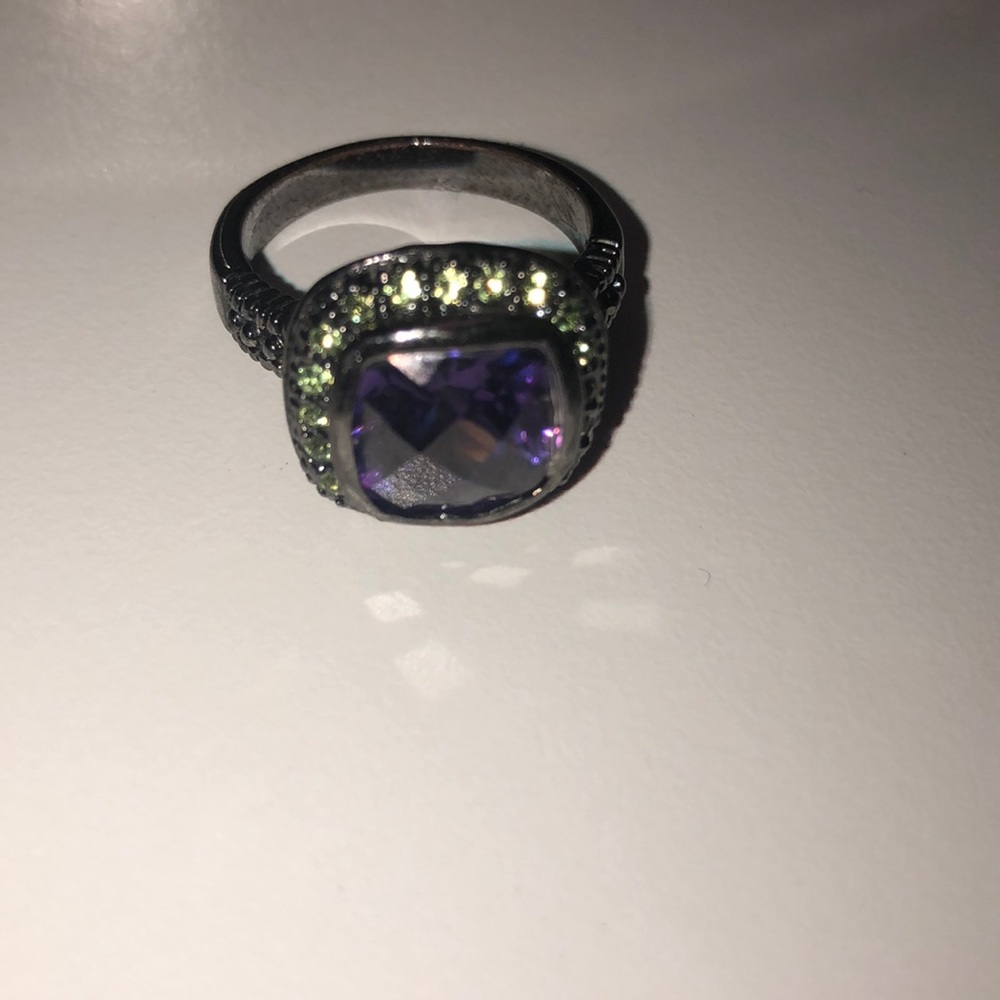 Purple Gem Ring - image 3
